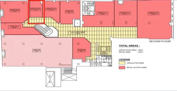Second Floor Retail Space | 23.71 sqm in Paola