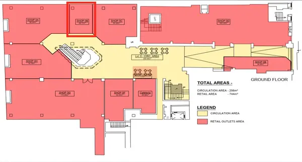Ground Floor Retail Space in Paola | Lease Shop