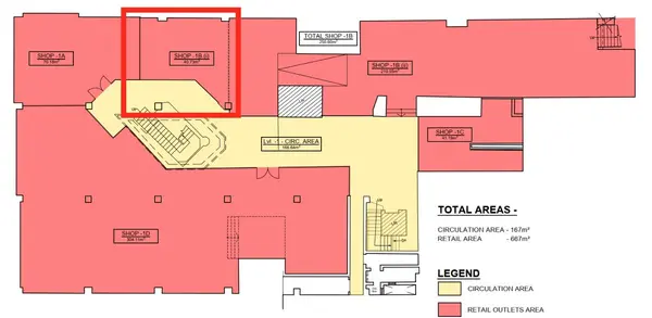 40.73 sqm Finished Shop for Rent in Paola Business Complex