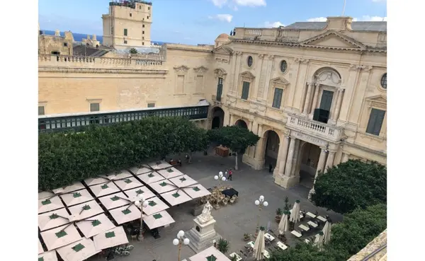 Office to let Malta: Unique 500sqm Office For Rent In Valletta on one Floor plus Amazing Roof Terrace