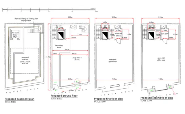 Shops for rent in Malta: Sliema property to let with an area of 140sqm situated cloe to The Plaza Shopping Mall