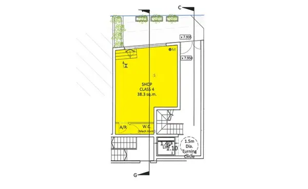 Shops for rent in Malta: 39sqm Sliema commercial premises to let