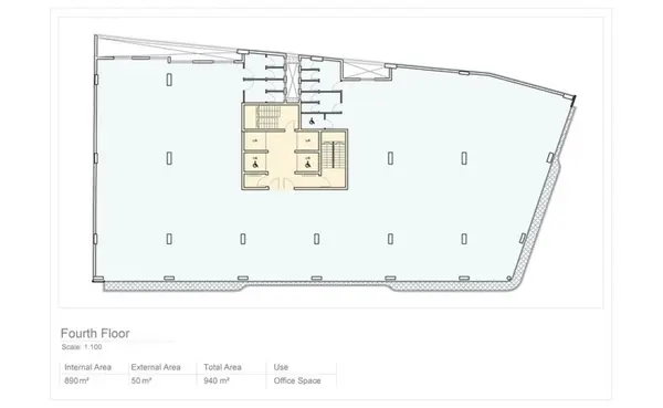 Modern open plan office for rent in St Julians