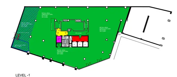 Lease 818sqm Shell Form Retail Property at Mercury Tower, St. Julian's